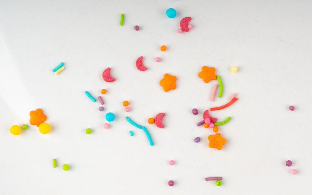 Candy Sprinkle Texture Background
